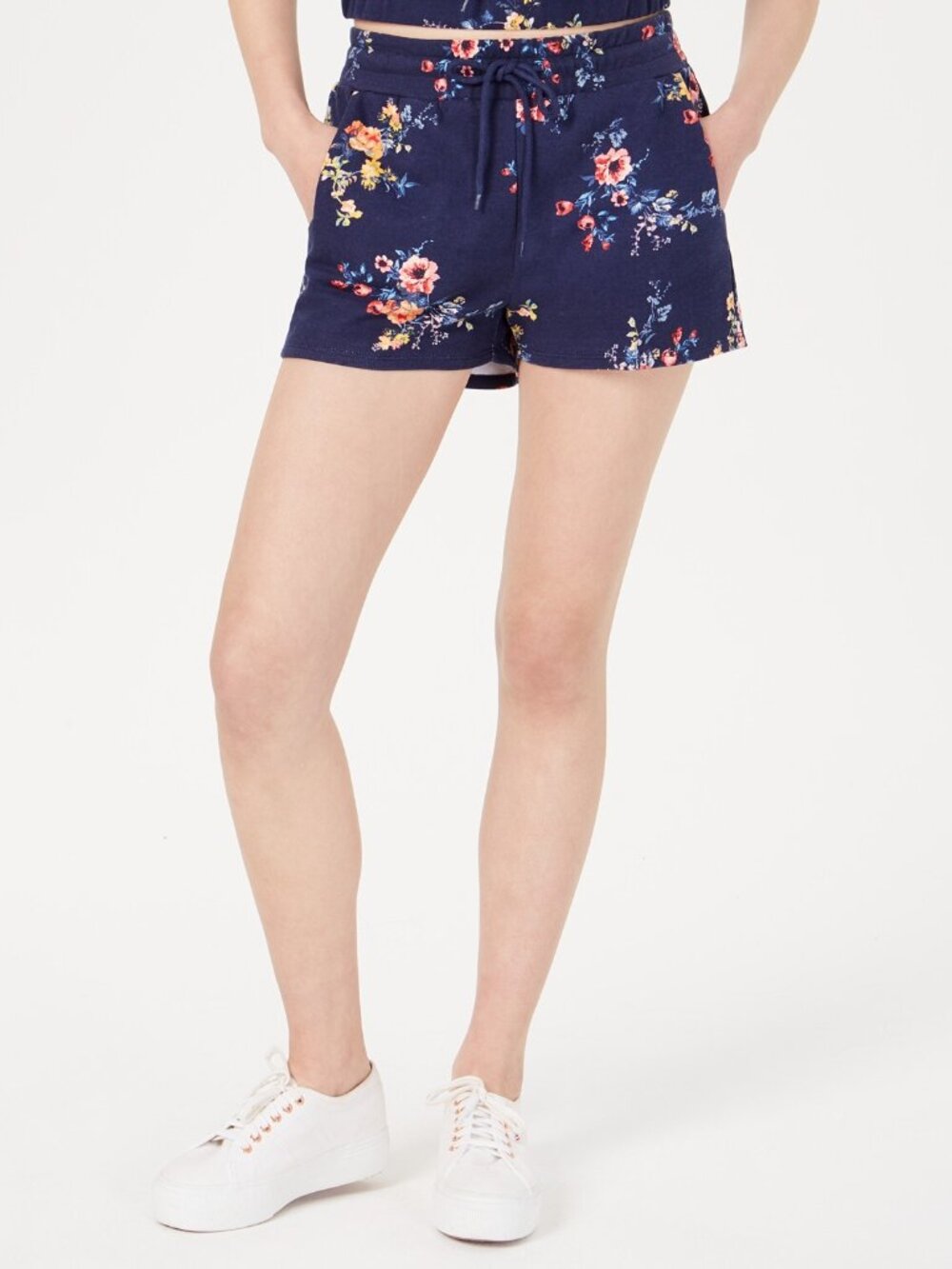 Material Girl Juniors Printed French Terry Soft Shorts